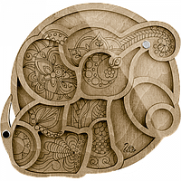 Органайзер для бисера с крышкой FLZB-033