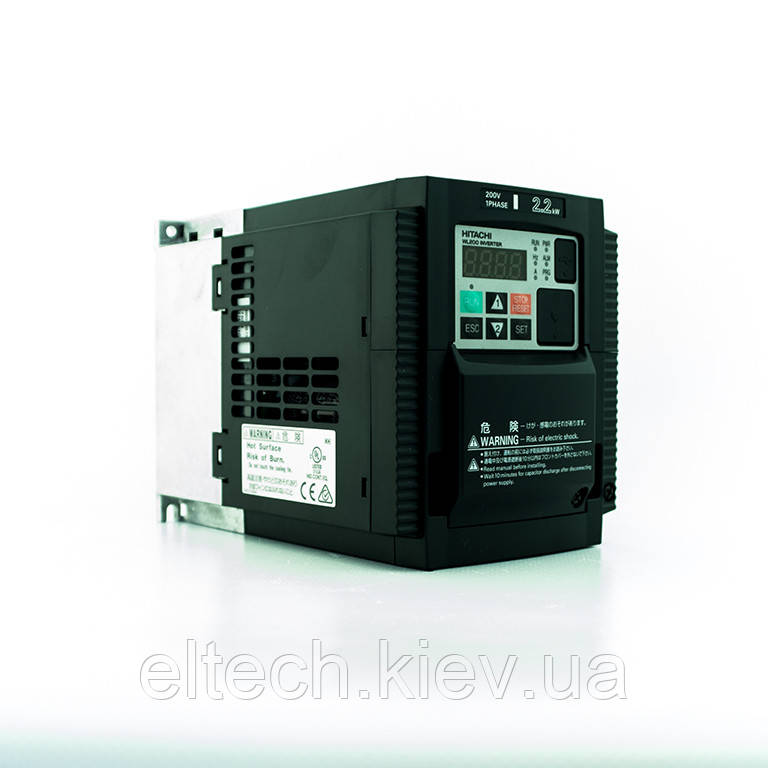 Частотний перетворювач Hitachi. Перетворювач частоти для свердловинного насоса. WL200-022SFE, 2.2кВт, 220В., фото 1