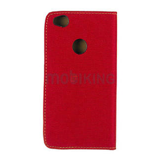 Чохол-книжка Goospery Canvas для Huawei P8 Lite 2017 (PRA-LA1) Red, фото 2