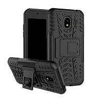 Чохол бампер протиударний бронований TOTO Dazzle kickstand для Samsung Galaxy J2 Pro j250f (2018) чорний