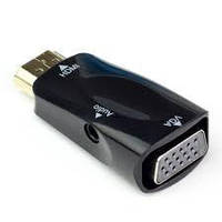 Перетворювач HDMI-VGA цифрового сигналу на аналоговий 1080P конвертер на аудіозвук і відео з до T2 Т2