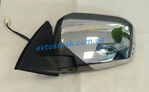 Дзеркало ліве електро з обігрівом хром Mitsubishi L200 2005-15