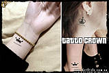 Тату-стикери — "Tattoo Crown" — 6 шт., фото 6