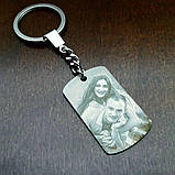 Сталеві брелки з лазерним гравіюванням, фото 4