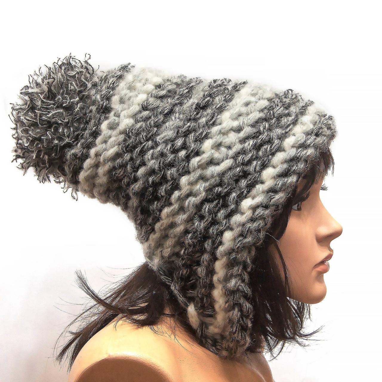 Шапка, жіноча в'язана шапка, чоловіча шапка, Unisex, HandMade шапка модна стильна шапка