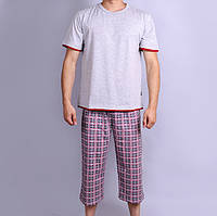 Чоловіча піжама 648-1 футболка + бриджі, 100% котон. Розмір L