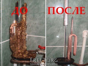 Профілактична чистка водонагрівачів