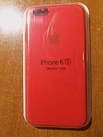 Чехол силикон кейс Silicone Case для Iphone 6 красный
