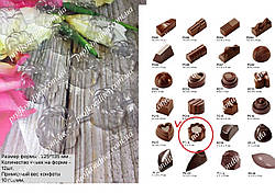 Пластикова форма для шоколадних цукерок №2