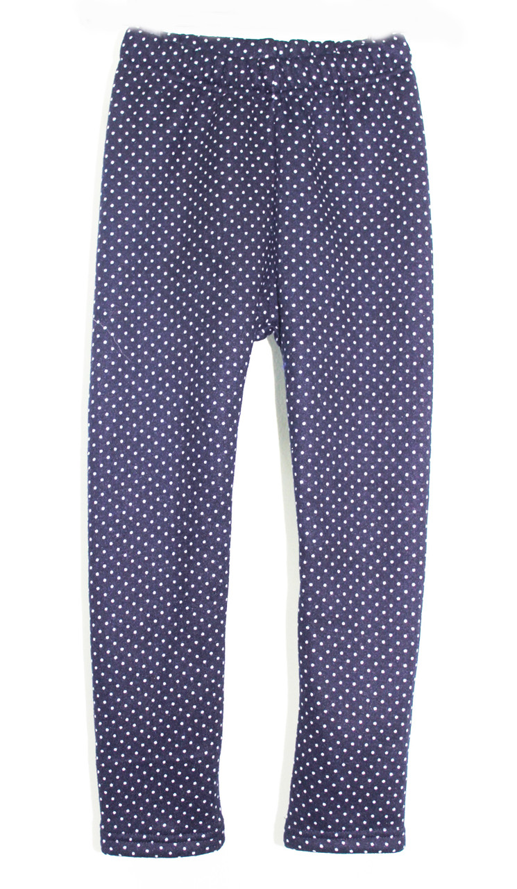 Дитячі теплі лосіни на хутрі для дівчинки, фото 1