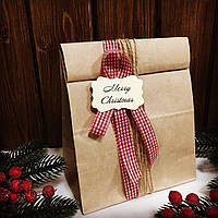 Бирка 12 шт "Merry Christmas" молочна