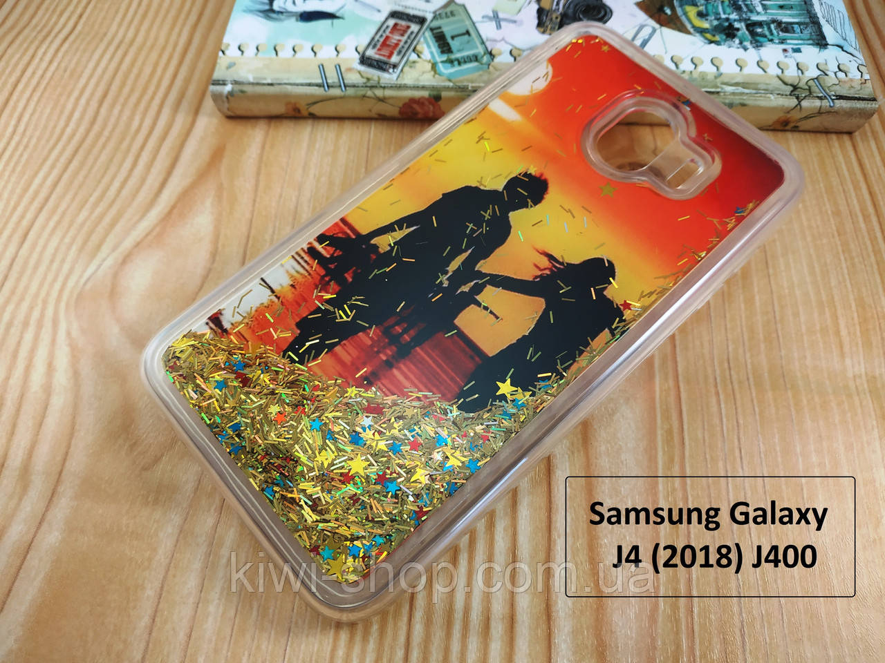 Чохол переливник "Закот" для Samsung Galaxy J4 (2018) J400 — силікон + пластик, фото 1