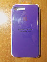Чехол силикон кейс Silicone Case для Iphone 7/8 plus 7/8+ фиолетовый