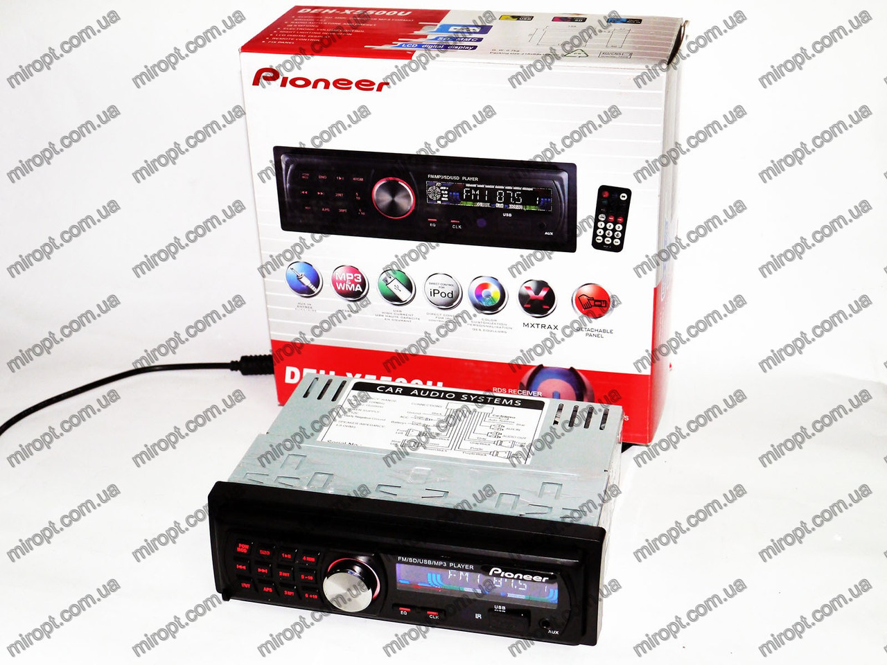 Автомагнітола 5001U — USB+SD+FM+AUX