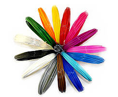 Набір ПЛА PLA пластику для 3D-ручки 15 кольорів 150 метрів, "Picasso"