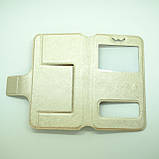 Чехол Universal Book Window 5.2-5.5 gold, фото 5