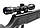 Пневматична гвинтівка Beeman Wolverine з оптичним прицілом 4х32 (1071GR) газова пружина 330 м/с Біман Волверайн, фото 3