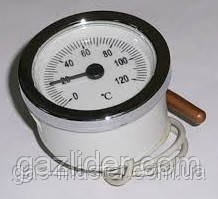 Термометр капілярний круглий d-52 мм (капілярний термодатчик)