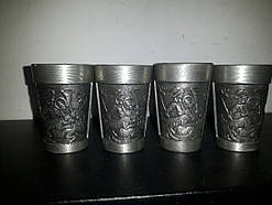 Олов'яні чарки Полювання ( Ціна заодну)