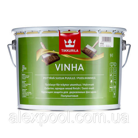 VINHA напівматовий антисептик для зовнішніх дерев'яних поверхонь VVA 2,7 л