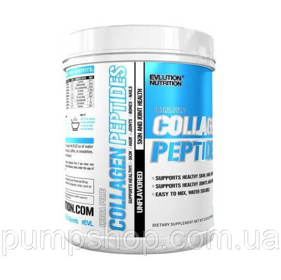Колагенові пептиди Evlution Nutrition Collagen Peptides 440 г (США)