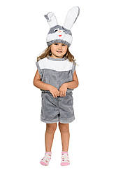 Костюм сірого Зайчика з кофтою Зріст 94-116 см