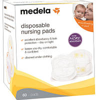 Одноразовые прокладки для бюстгальтера Medela Disposable Nursing Pads, 60шт. NEW