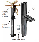 Трубні стійки для виставлення труб з розсувними ніжками (складна), фото 2