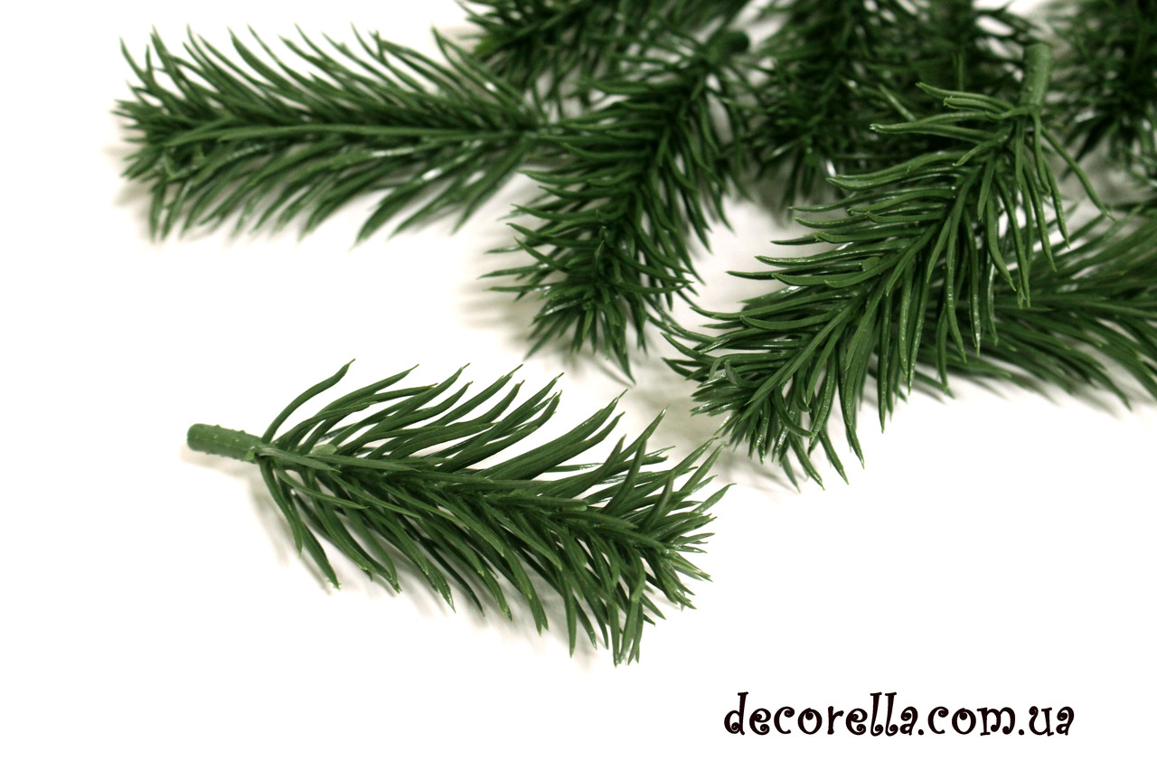 Гілка хвої, 8см, 12шт, фото 1