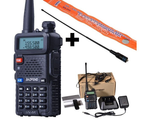 Рація, радіостанція Baofeng UV-5R + посилена антена NA-771+гарнітура. Рація Baofeng +посилена антена NA 771