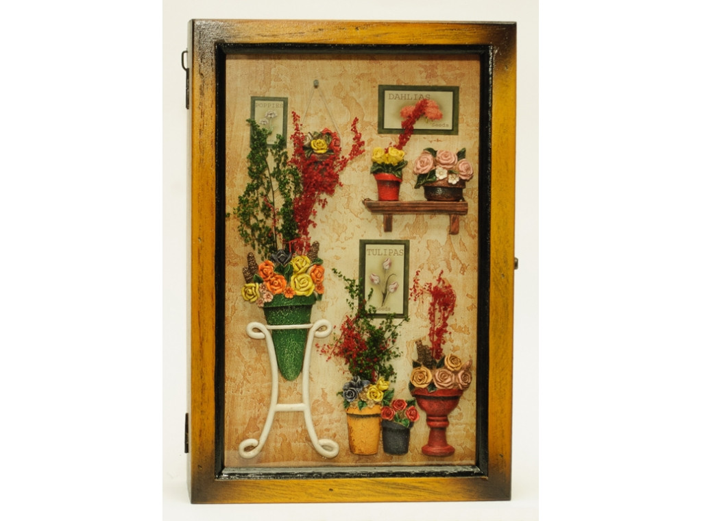 Ключниця дерев'яна 30*20см
