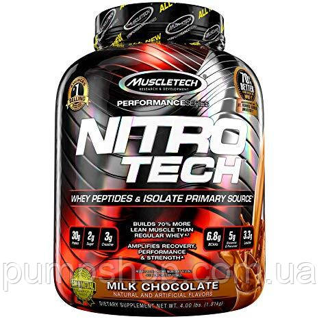 Ізолят сироваткового протеїну MuscleTech Nitro-Tech 1800 г