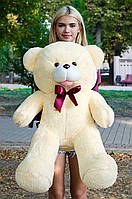 Мягкая игрушка Мишка Бант 110 см Мягкие игрушки для малышей Большой мягки медвежонок Медведь с бантом