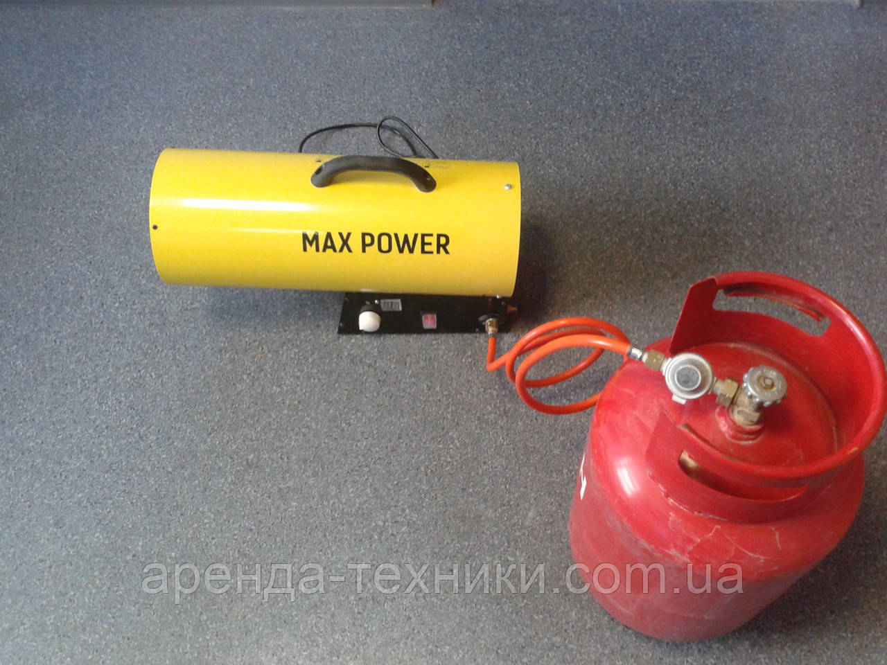 Аренда газовой тепловой пушки MAX POWER тепловинтилятор, обогреватель газовый - фото 4 - id-p66732530