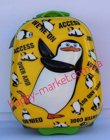 Валіза дитяча ручна поклажа 2 колеса Пінгвін L 17 IMG4963, фото 1