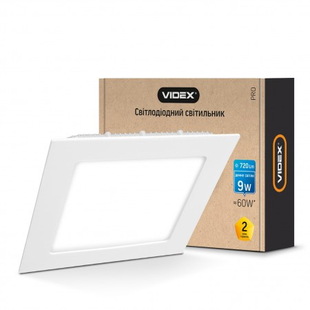 LED світильник VIDEX 9W VL-DLS-095 white