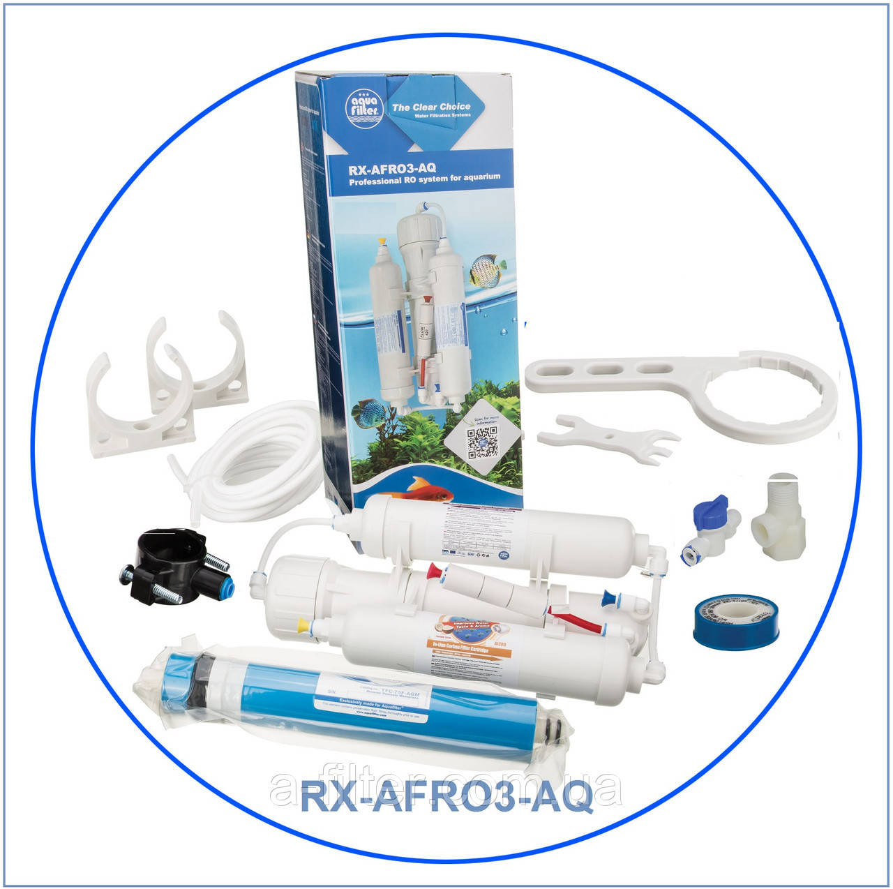 Спеціалізована система зворотного осмосу для акваріумістики RX-AFRO3-AQ., фото 1
