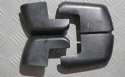 Черные заглушки салазок передних сидений Audi A6 C5 