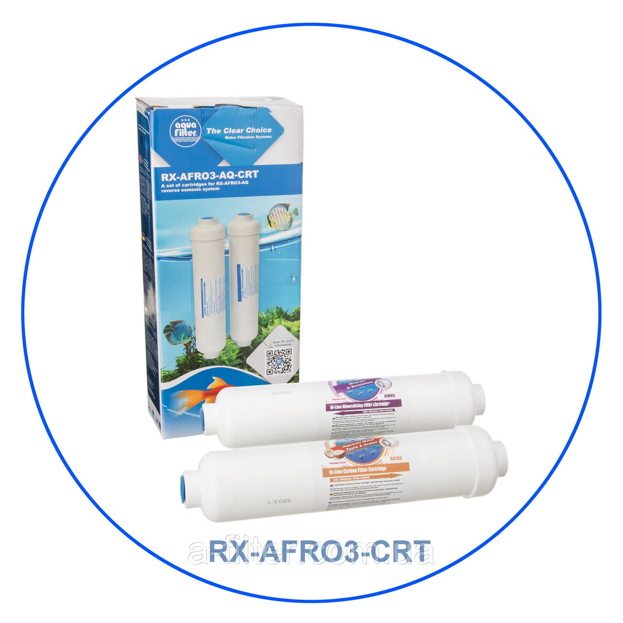 Комплект картриджів для осмосу для акваріумістики RX-AFRO3-AQ., фото 1