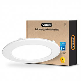 LED світильник VIDEX 9W 	VL-DLR-095 white