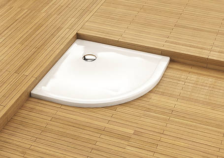 Півкруглий душовий піддон Aquaform Plus 550 супермелкий 90х90, фото 2