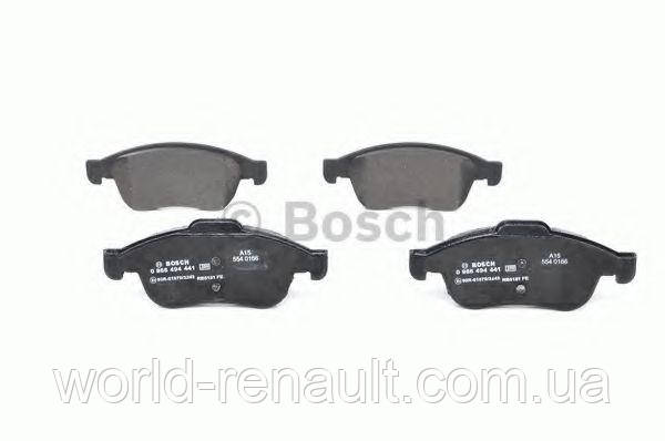 Комплект передніх гальмівних колодок Рено Меган 3, Рено Флюенс/ BOSCH 0986494441