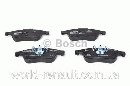 Комплект передніх гальмівних колодок Рено Меган 3, Рено Флюенс/ BOSCH 0986494441, фото 3
