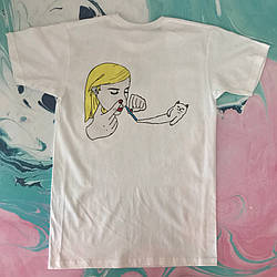 Футболка Котик-наркотик від RipNDip. Ориг бірка XS