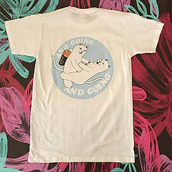 Футболка RipNDip And Going and going. Ориг бірка. Люкс XS