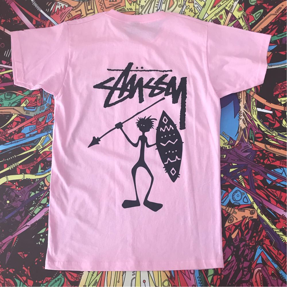 Рожева футболка Stussy . Ориг бірка XS