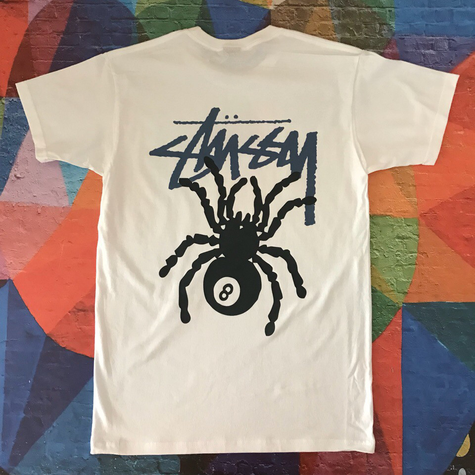 Біла футболка Stussy. бірка ориг. люкс
