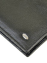 Гаманець чоловічий шкіряний чорний на магніті монетниця зовні затискач натуральна шкіра Dr. Bond MSM-3, фото 5