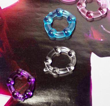 Кільце ерекційне з кульками Fairy tale, фото 1