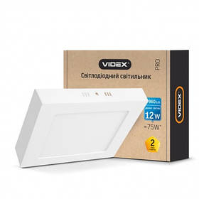 LED світильник VIDEX 12 W VL-DLSS-125 white